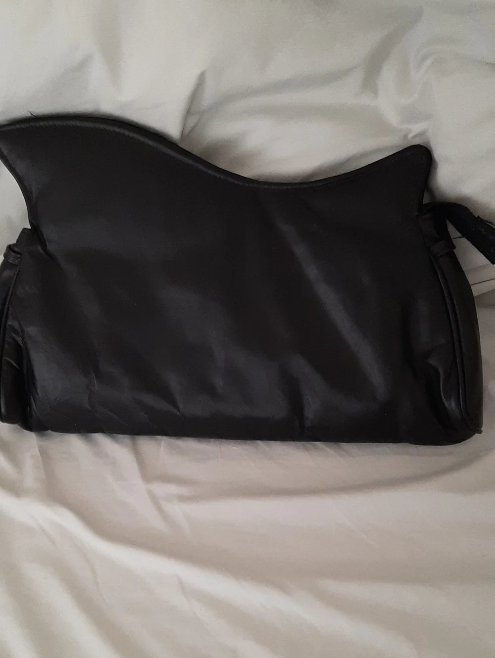 Black Multicolor Accent Women's Clutch  Bag